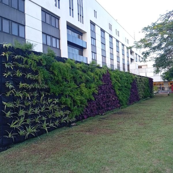 Área de condomínio antes do paisagismo